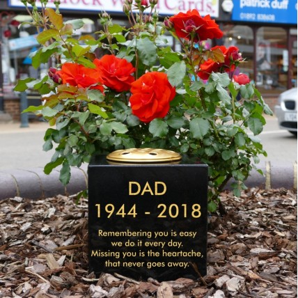 Granite Memorial Vase | Crematorium Vase