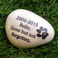 Dog Memorial Stone 
